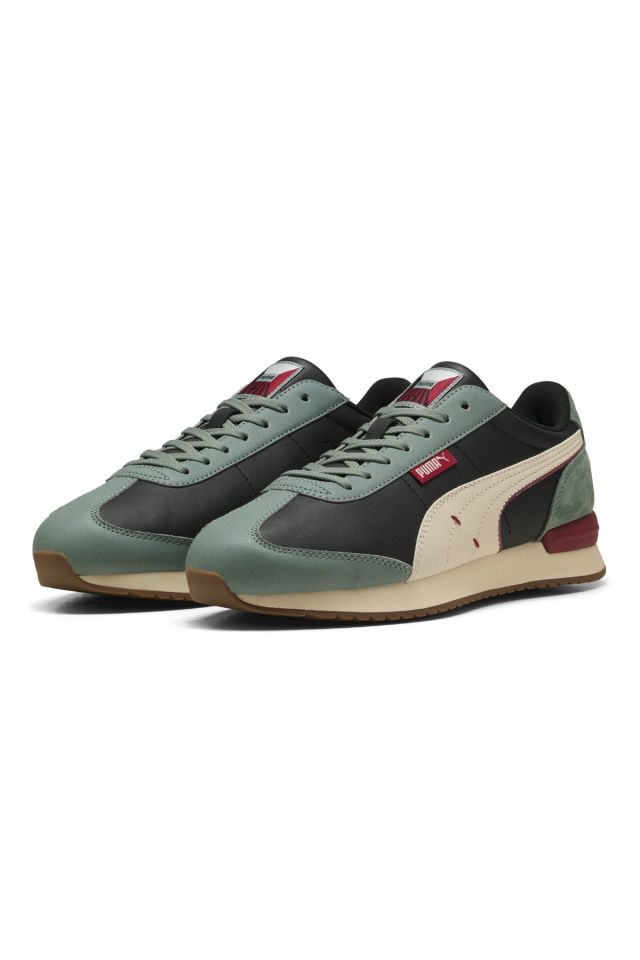 Puma R78 Wind Greenside Sportstyle Erkek Spor Ayakkabı Siyah/Yeşil 40069701 44
