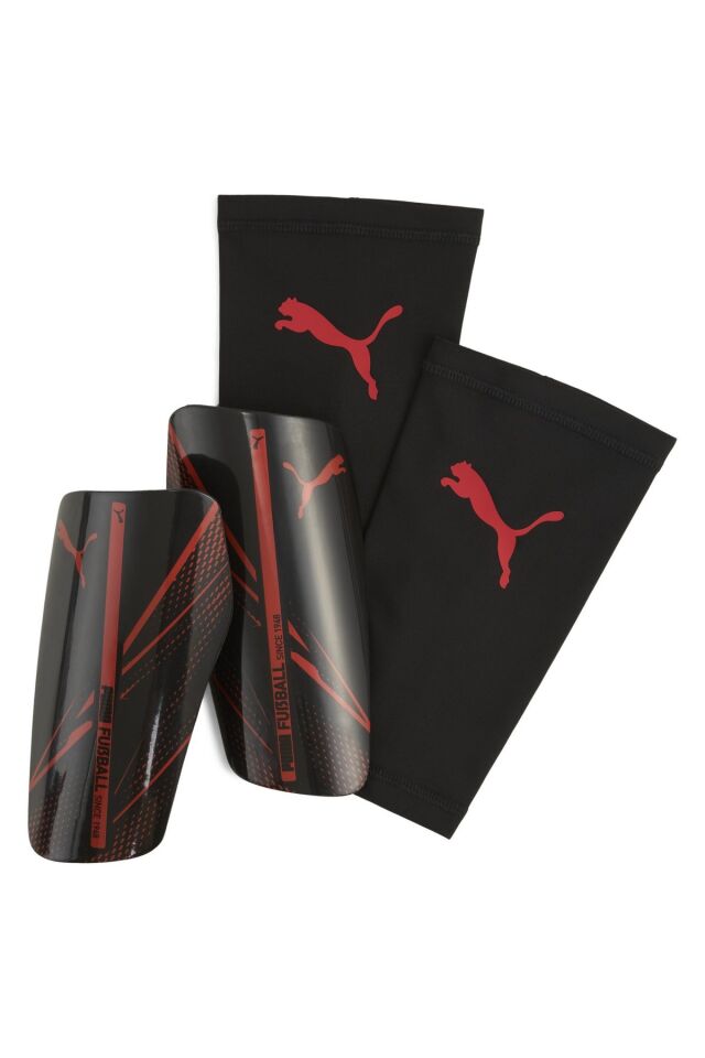 Puma Attacanto Sleeve Unisex Futbol Tekmelik Siyah/Kırmızı 03088709 L