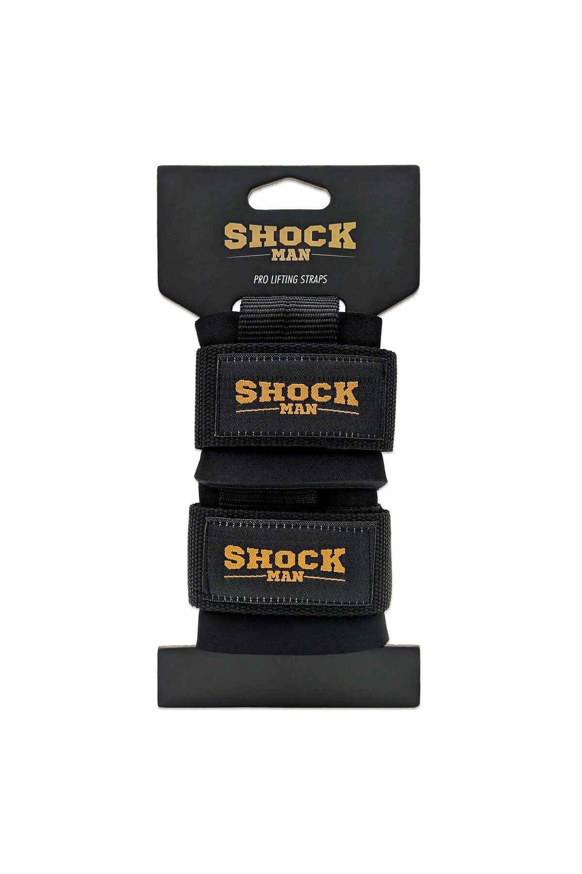 Shock Man Big Grip Pro Lifting Straps Siyah