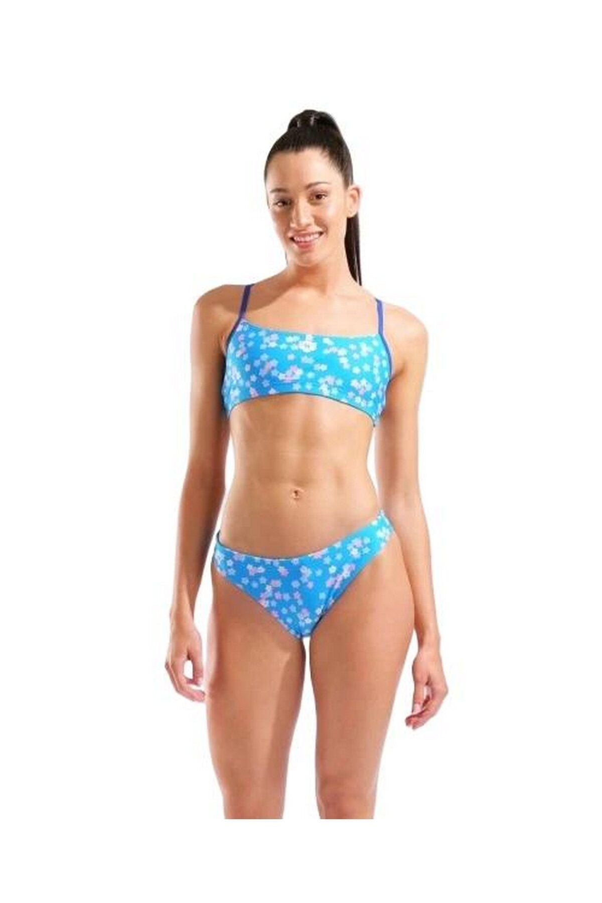 Arena Women Arena Flowers Bikini Bandeau Bayan Yüzücü Bikini Flowers 010715880