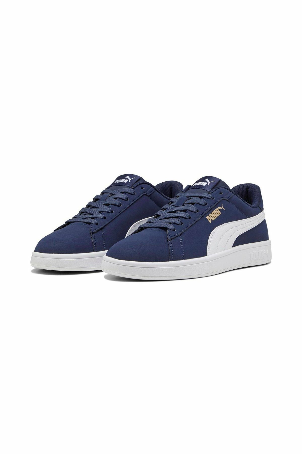 Puma Smash 3.0 Buck Puma-Navy Puma-White Gold Unisex Yürüyüş Ayakkabısı Lacivert 39233603 40