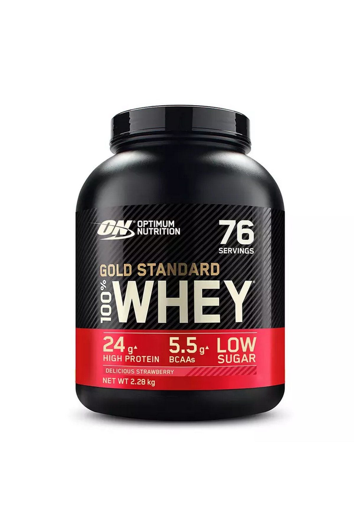 Optimum Nutrition Gold Standart Whey Protein Çilek Aromalı 2.28kg 76 Servis