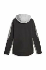 Puma Evostripe Full-Zip Hoodie DK Concrete Gray Unisex Günlük Stil Sweatshirt Gri/Siyah 67593014 XL