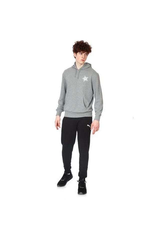 Puma Essentials Logo Pants TR cl Puma-Black Cat Unisex Günlük Alt Eşofman Siyah 58671651
