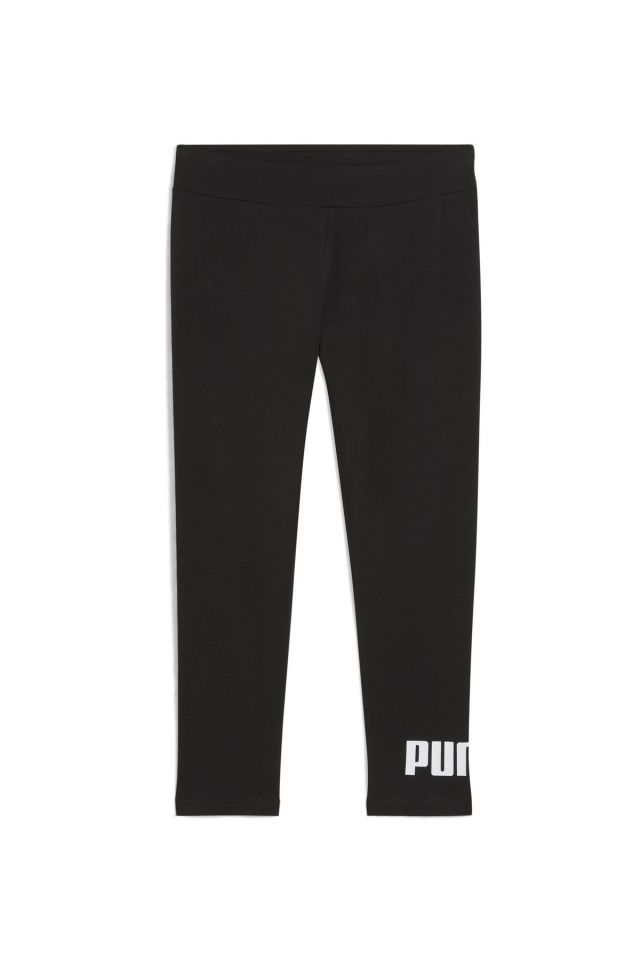 Puma Ess No. 1 Logo 3/4 Leggings Bayan Kısa Spor Tayt Siyah 68243001