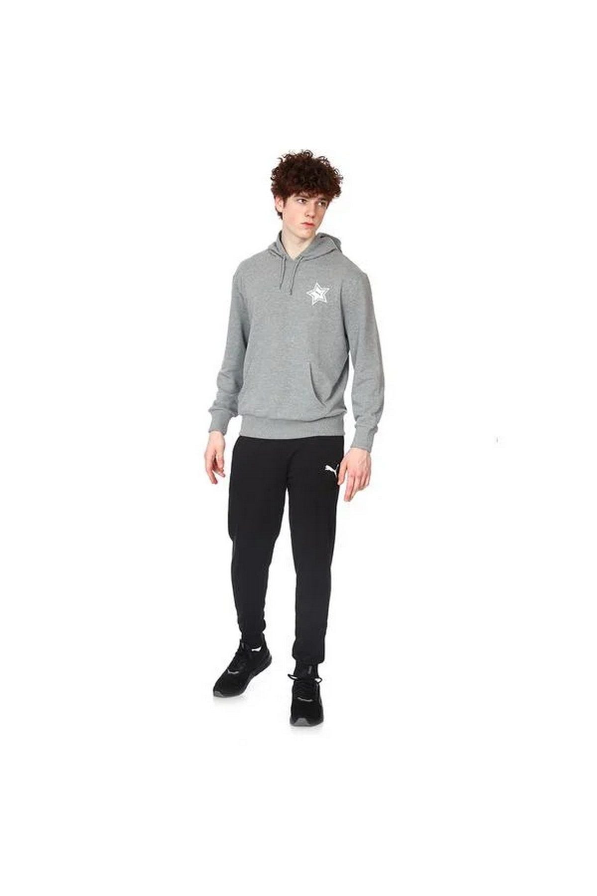 Puma Essentials Logo Pants TR cl Puma-Black Cat Unisex Günlük Alt Eşofman Siyah 58671651 L