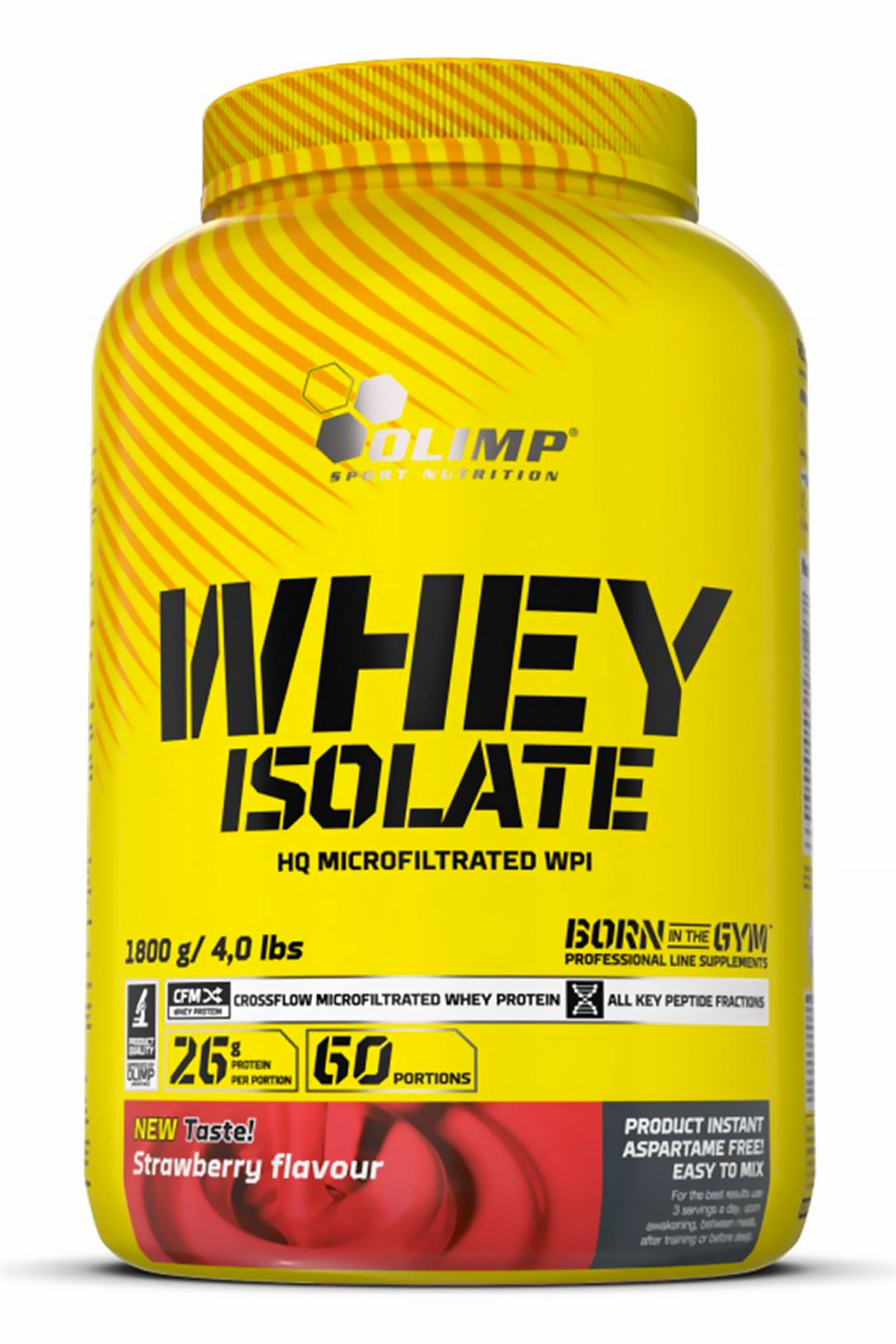 Olimp Whey Isolate Protein Çilek 1800g 60 Servis