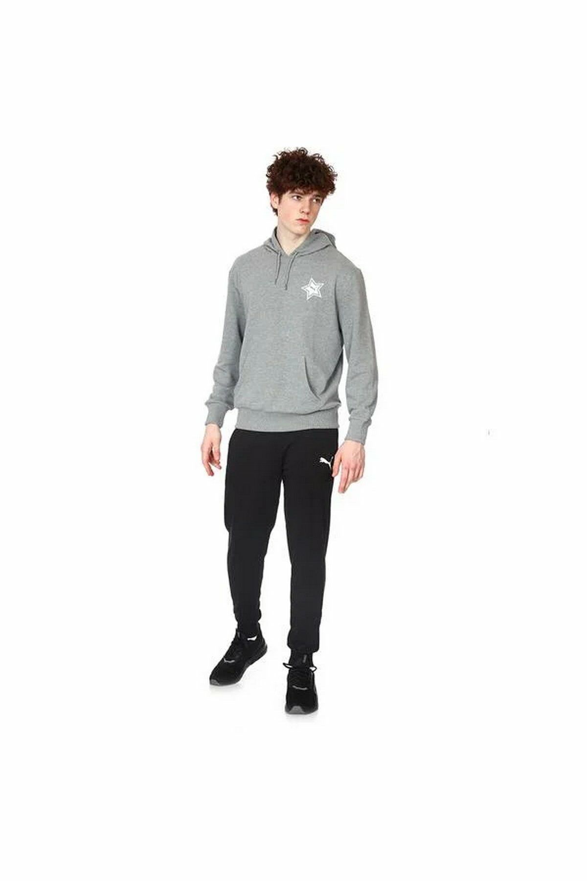 Puma Essentials Logo Pants TR cl Puma-Black Cat Unisex Günlük Alt Eşofman Siyah 58671651 XL