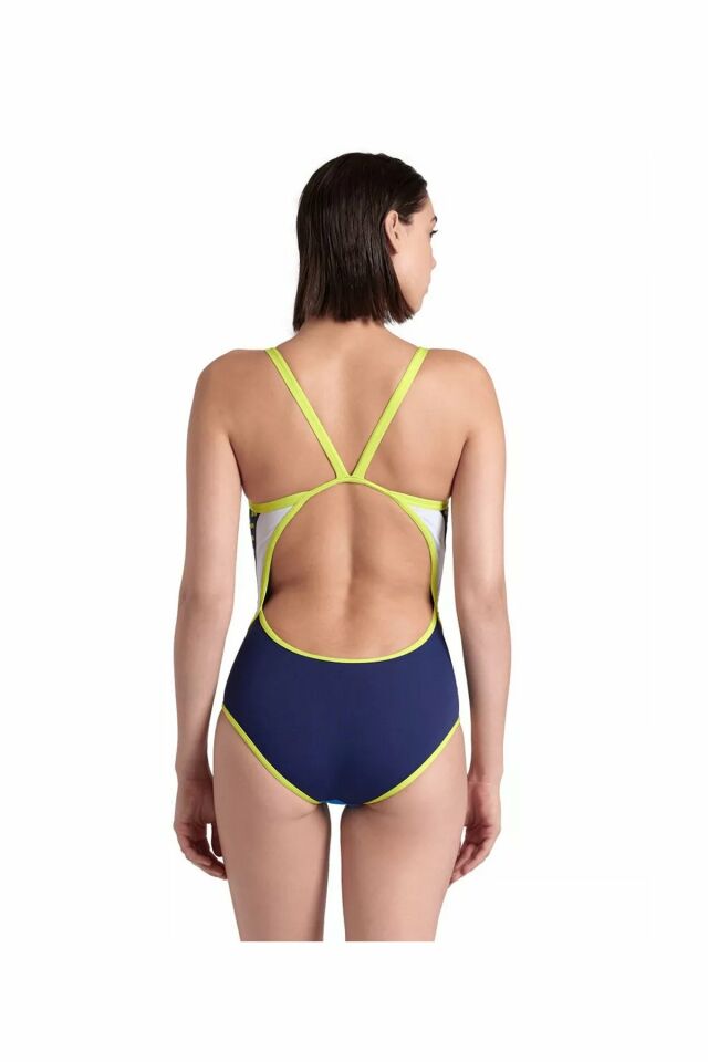 Arena Women's Icons Swimsuit Super Fly Back Bayan Yüzücü Mayo Mavi 006644871 34