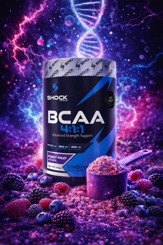 Shock Nutrition BCAA 4:1:1 Orman Meyveli 400g 40 Servis