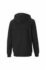Puma Essentials Small Logo FZ Hoodie TR Puma-Black Cat Unisex Sweatshirt Siyah 58670451 2XL