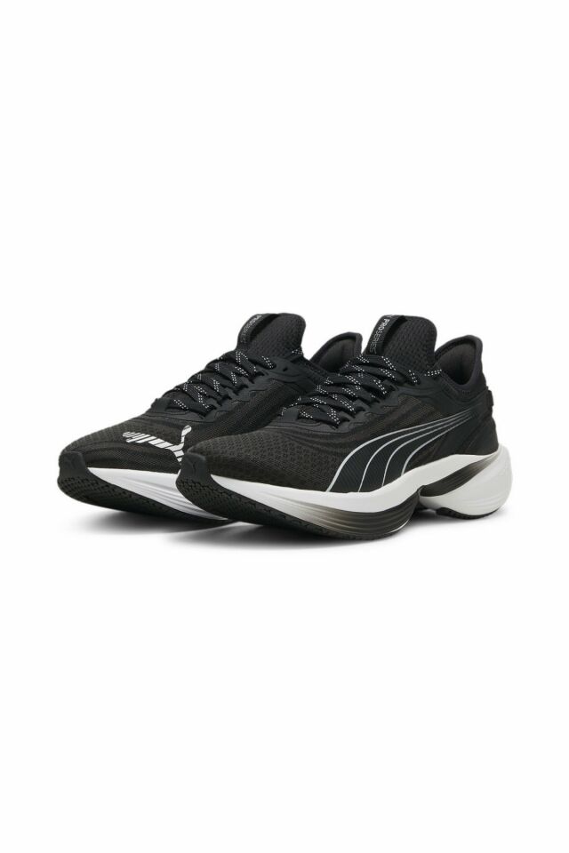 Puma Conduct Pro Black-Flat Dark-Gray White Erkek Koşu Ayakkabısı Siyah 37943809 45
