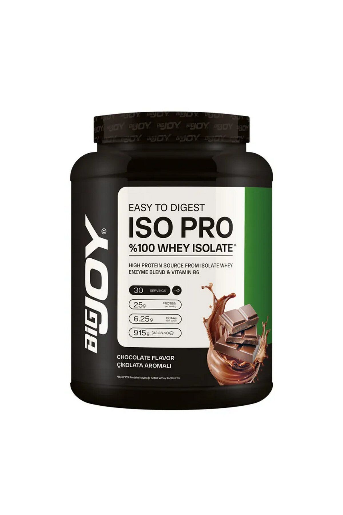 BigJoy Iso Clear Whey Protein Isolate Çikolata 915g 30 Servis