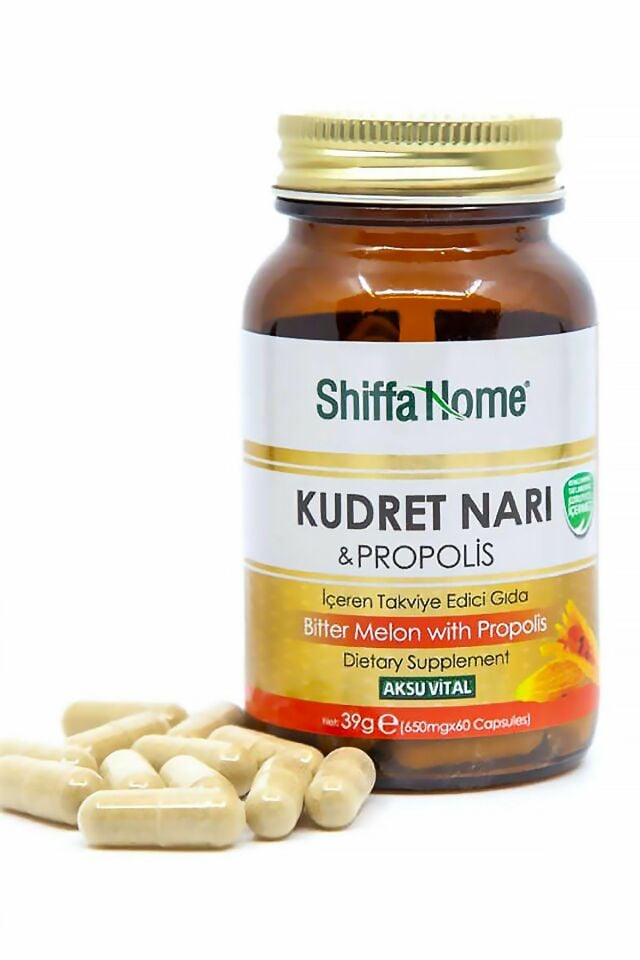 AksuVital Shiffa Home Kudret Narı Propolis 650mg 60 Kapsül
