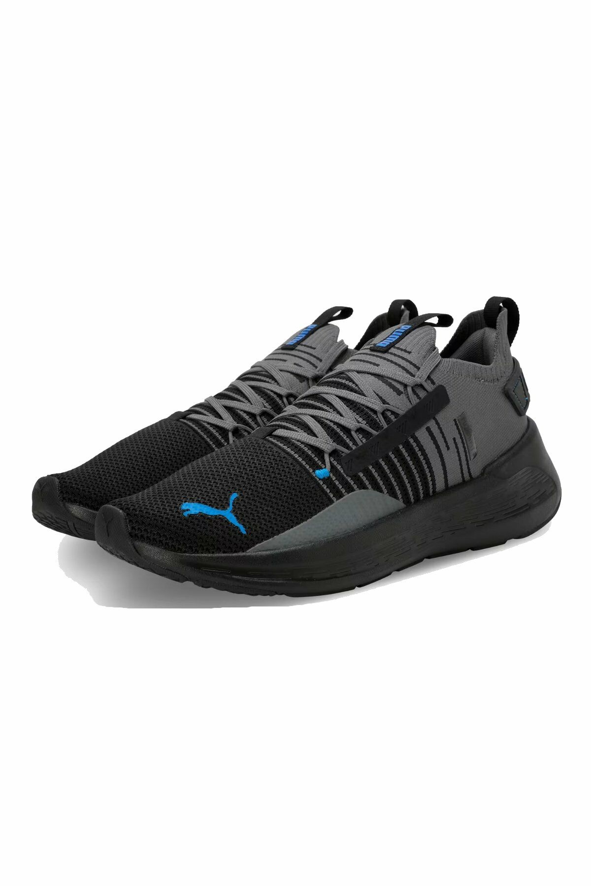 Puma Softride Symmetry Fuzion Running Erkek Günlük Spor Ayakkabı Siyah/Gri 31012705 40