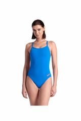 Arena Women's Team Swimsuit Challenge Solid Bayan Yüzücü Mayo Mavi̇ 004766800 36