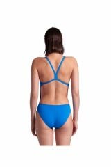 Arena Women's Team Swimsuit Challenge Solid Bayan Yüzücü Mayo Mavi̇ 004766800 36
