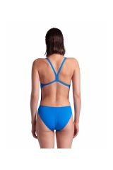 Arena Women's Team Swimsuit Challenge Solid Bayan Yüzücü Mayo Mavi̇ 004766800 38