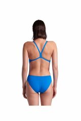 Arena Women's Team Swimsuit Challenge Solid Bayan Yüzücü Mayo Mavi̇ 004766800 40