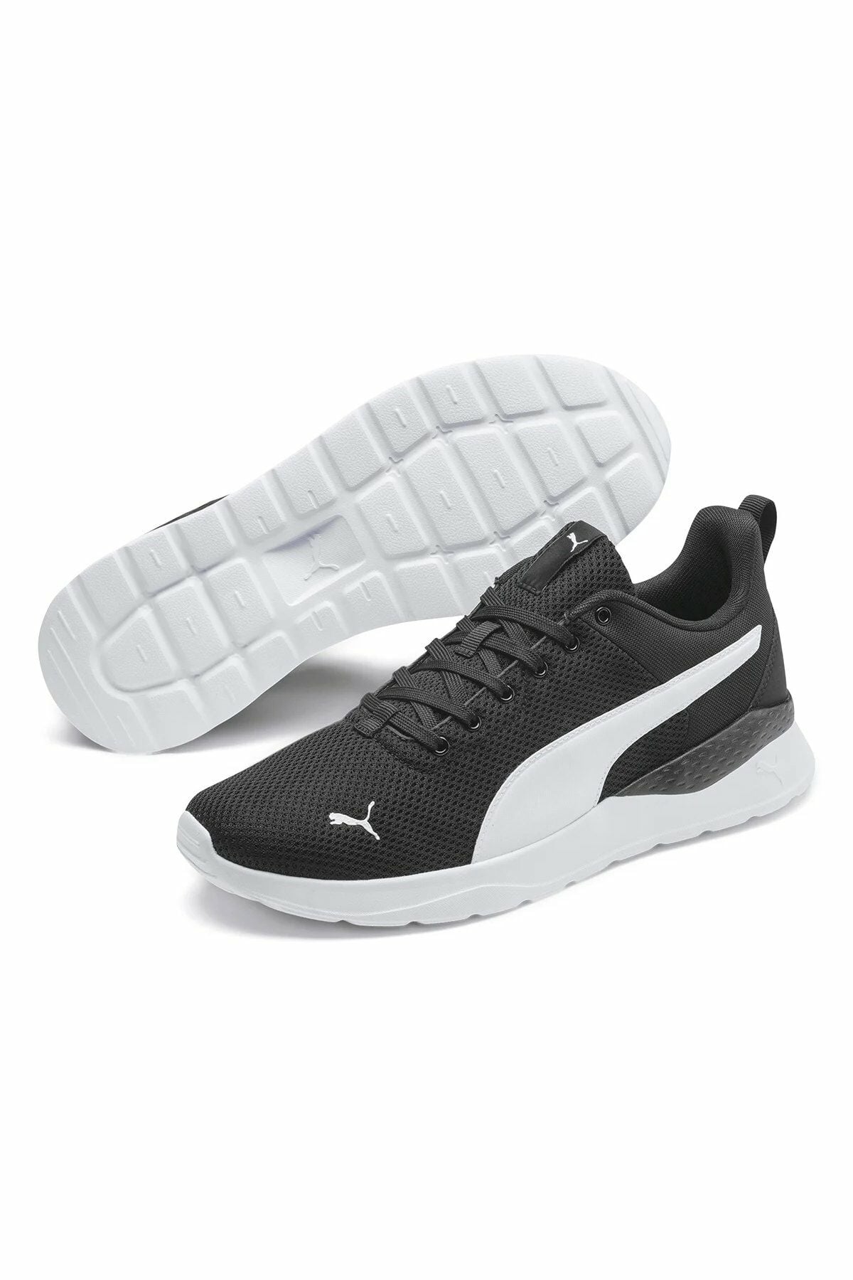 Anzarun Lite Puma-Black Puma-White Erkek Günlük Sneaker Ayakkabı Siyah 37112802 43