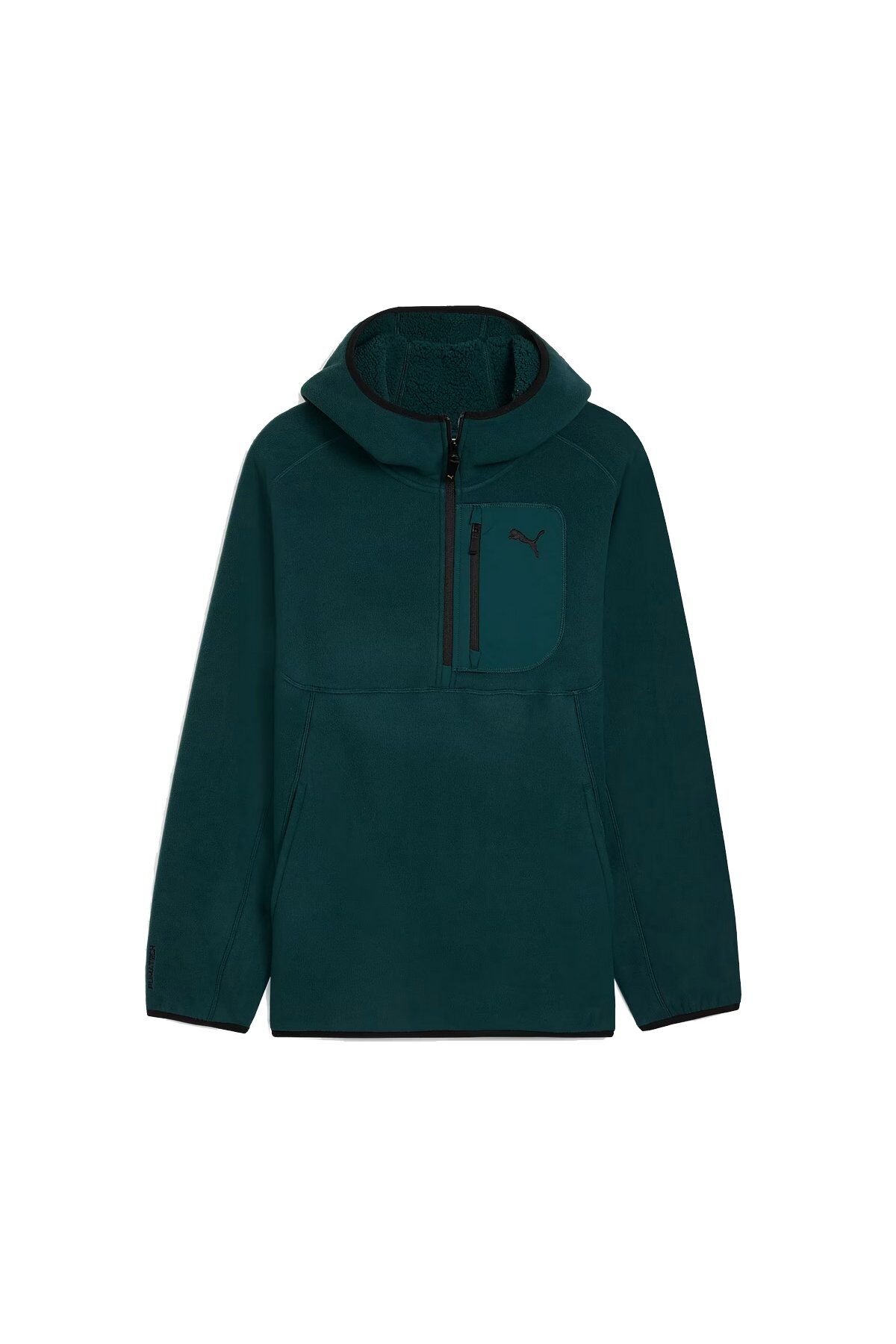 Puma Tech Half Zip Hoodie Erkek Günlük Sweatshirt K. Yeşil 68822475 M