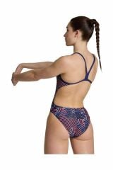 Arena Women's Arena Kikko Pro Swimsuit Challenge Bayan Yüzücü Mayo Lacivert 005902417 40