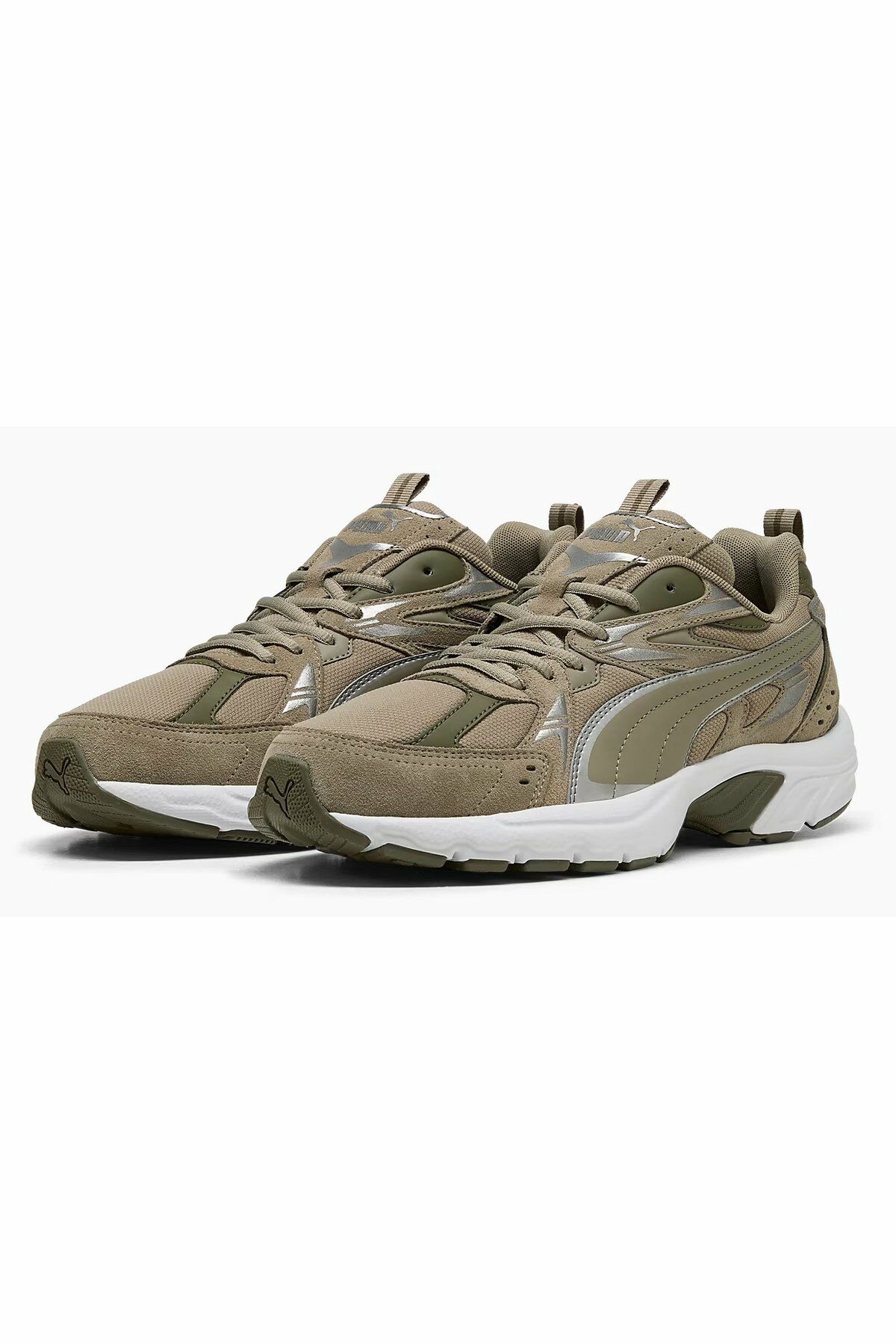 Puma Milenio Tech Suede Erkek Günlük Spor Ayakkabı Bej 39348915 40
