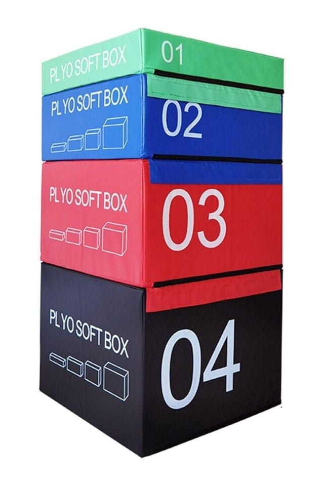 Avessa SPB-200 Soft Plyo Box Set Renkli 20-30-40-50 cm