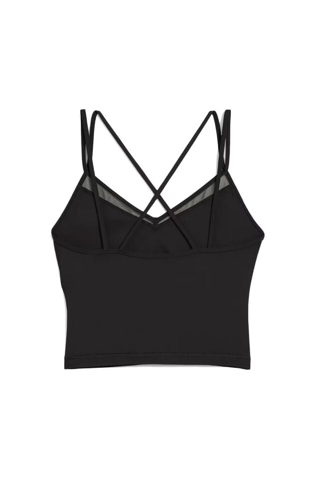Puma W Puma Shape Strappy Tank Bayan İnce Askılı Atlet Siyah 52747701 L
