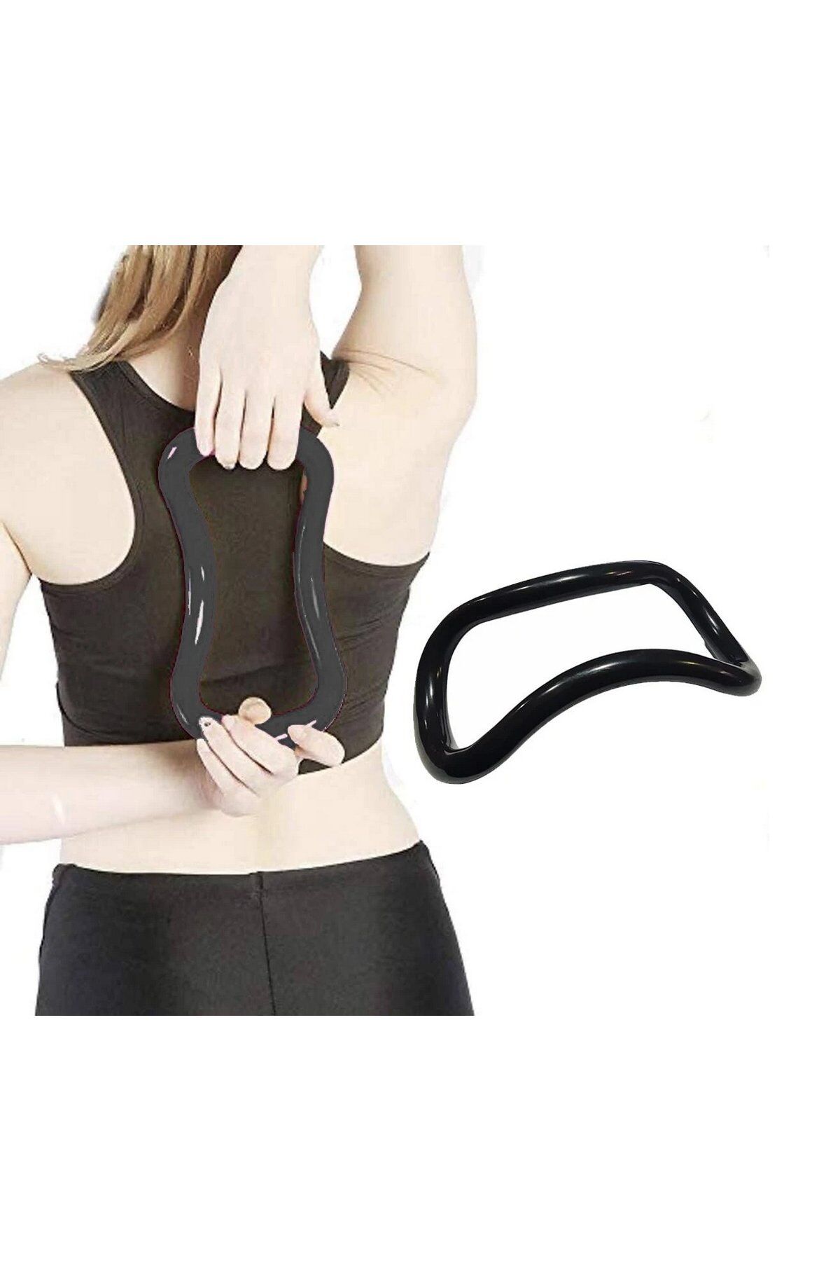 Avessa YR-50 Yoga Ring Yoga Egzersiz Aleti Siyah