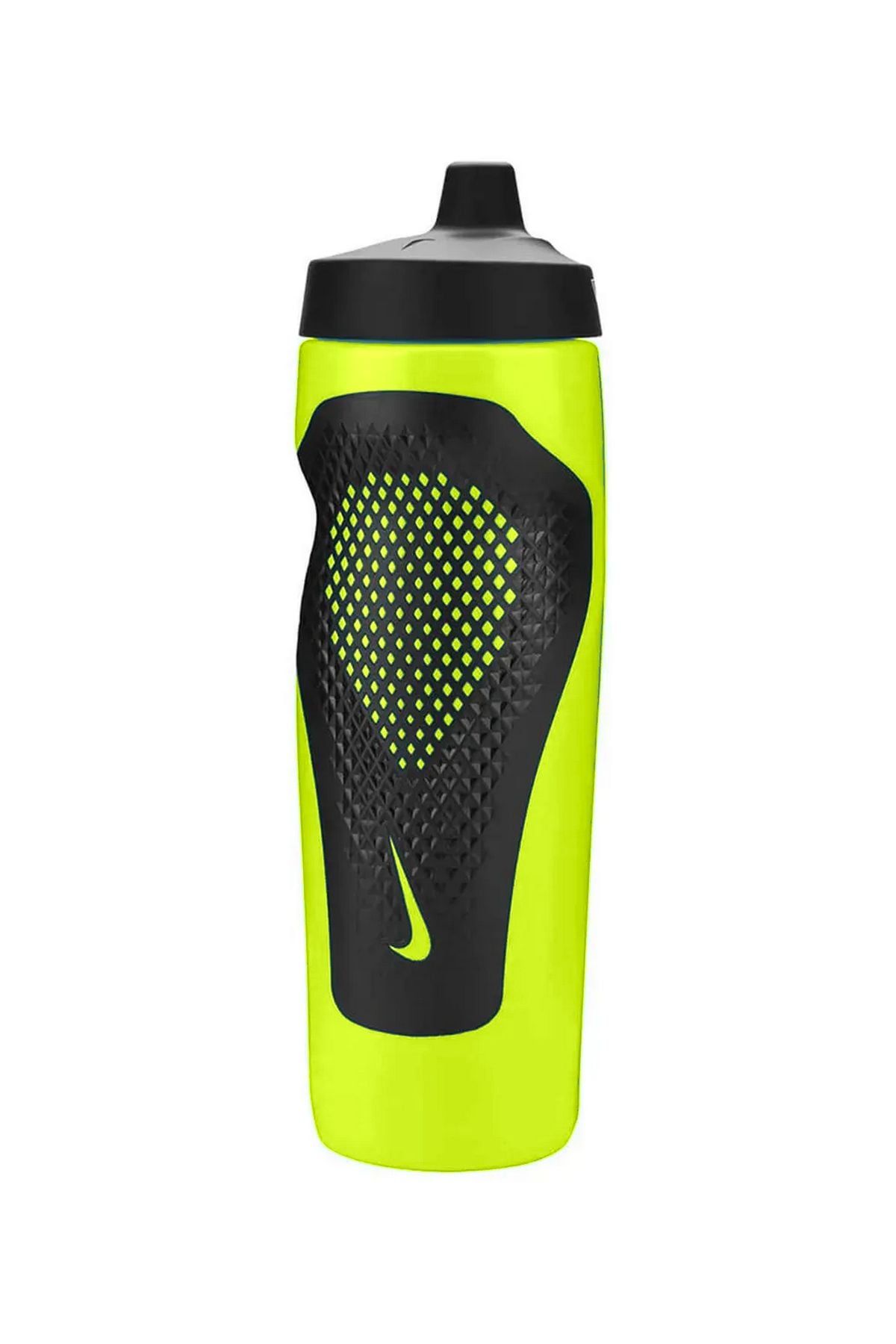 Nike Refuel Bottle Grip 24 Oz Volt/Black/Black Unisex Sporcu Suluk Yeşil/Siyah N.101.0867.753.24