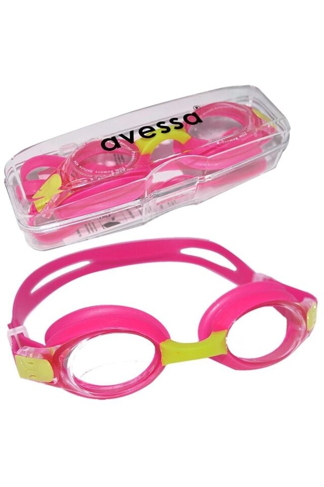Avessa 2670 Unisex Çocuk Yüzücü Gözlüğü Pembe