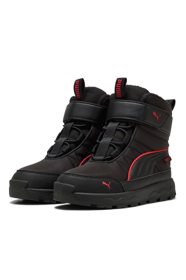 Puma Evolve Boot Purtx AC+PS Unisex Çocuk Bot Siyah/Kırmızı 39264906 29