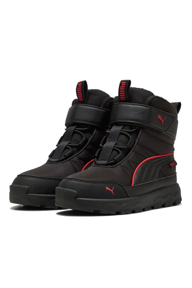 Puma Evolve Boot Purtx AC+PS Unisex Çocuk Bot Siyah/Kırmızı 39264906 35