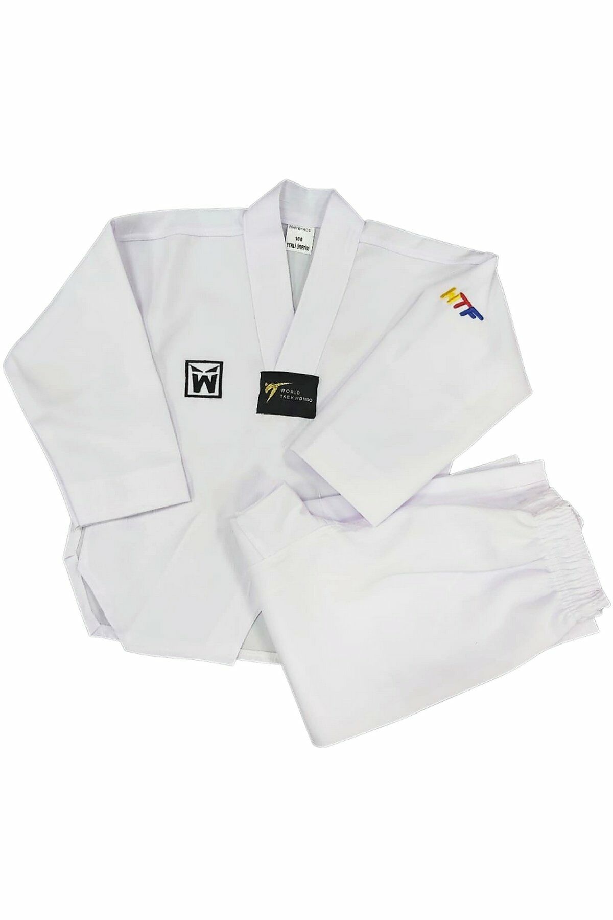 Whiteface Taekwondo Beyaz Yaka Elbise Beyaz 130