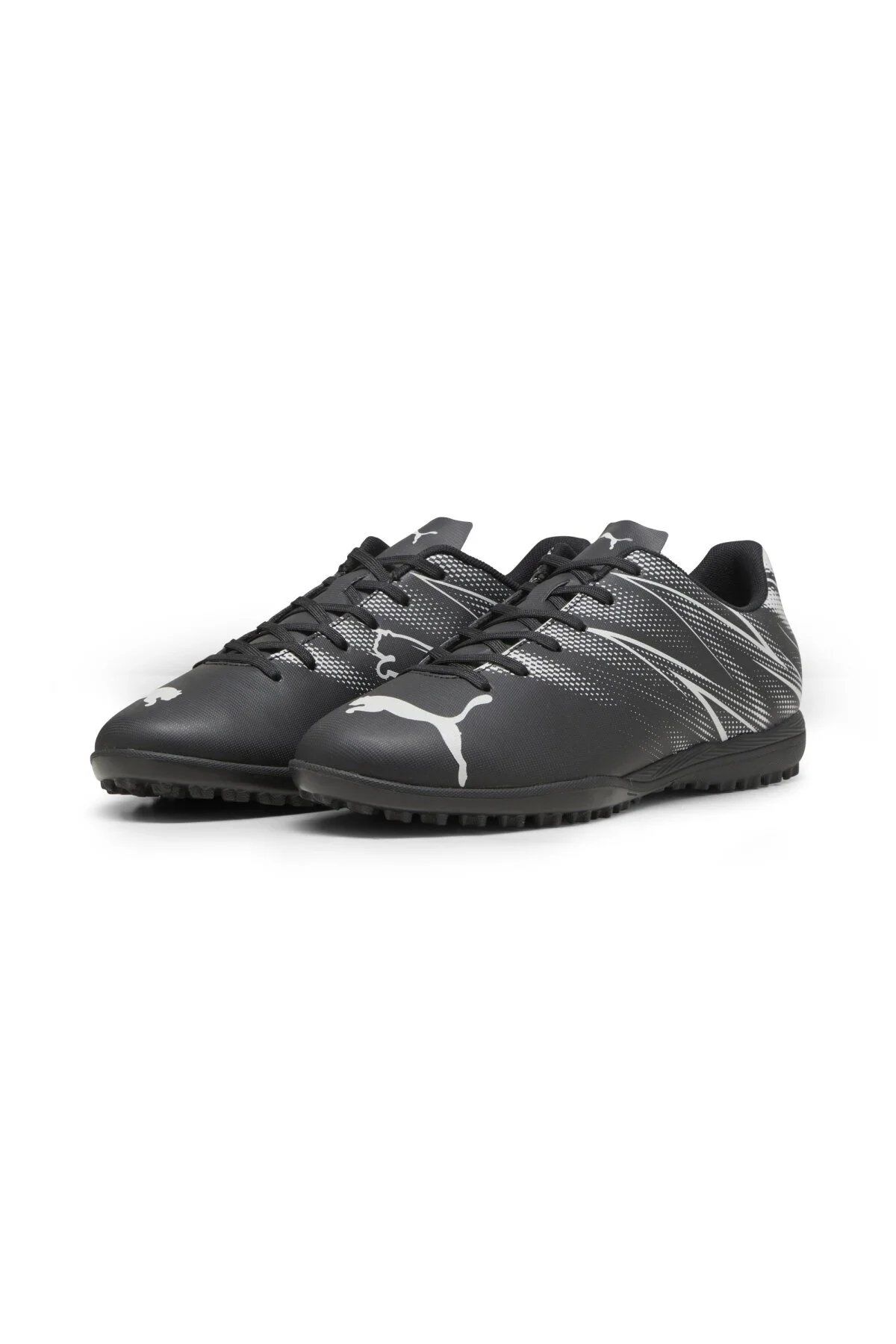 Puma Attacanto TT PUMA-Black Silver Mist Erkek Halı Saha Futbol Ayakkabısı 10747801