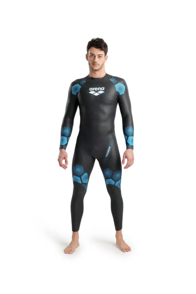 Arena Thunder Wetsuit Erkek Siyah Yüzücü Yarış Mayosu 005631510 L
