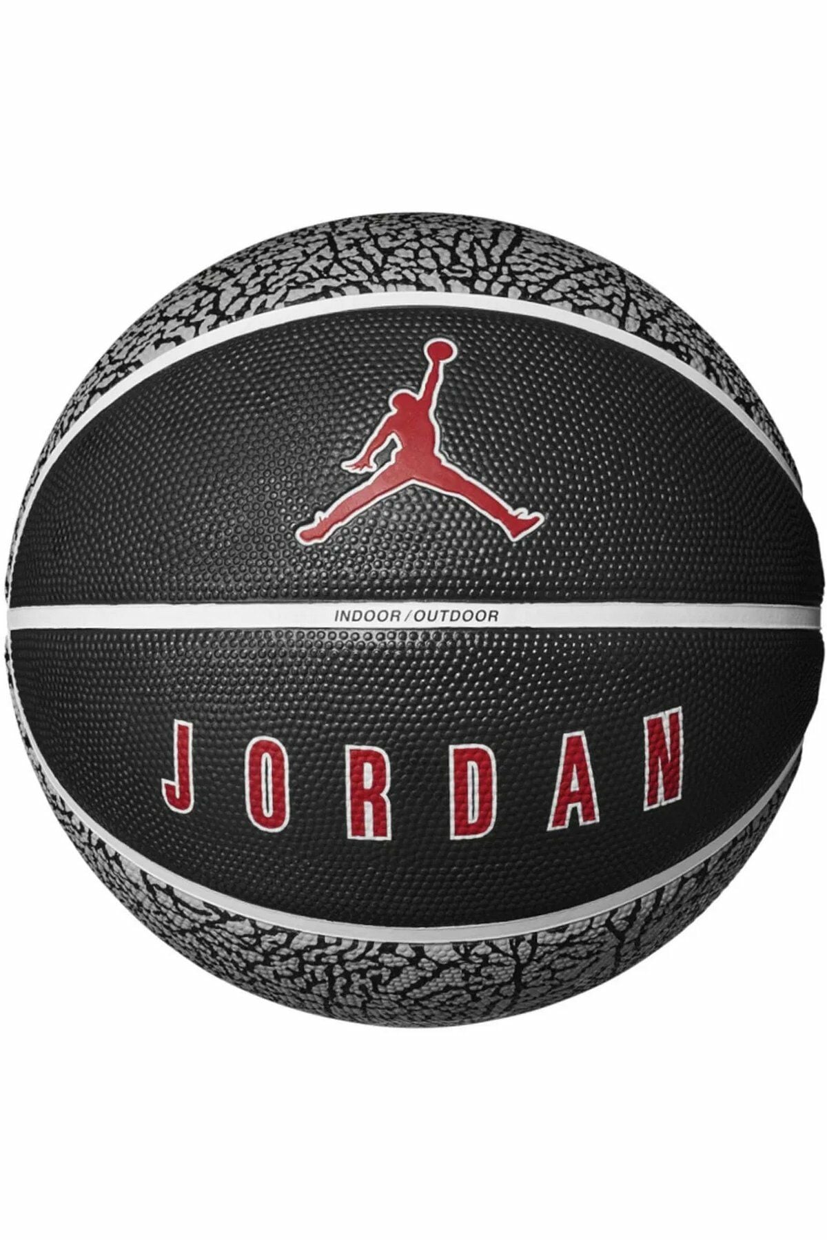 Nike Jordan Playground 2.0 8p Deflated Wolf Grey/Black/White/Red Unisex No 7 Basketbol Topu Gri/Siyah/Kırmızı J.100.8255.055.07