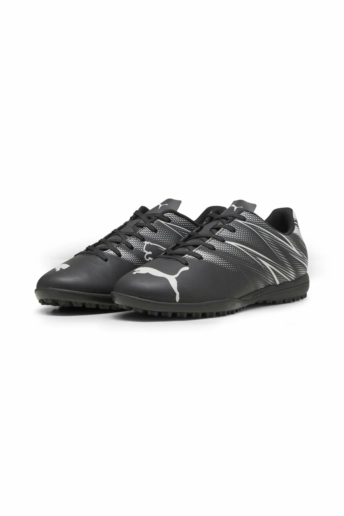 Puma Attacanto TT PUMA-Black Silver Mist Erkek Halı Saha Futbol Ayakkabısı 10747801 42