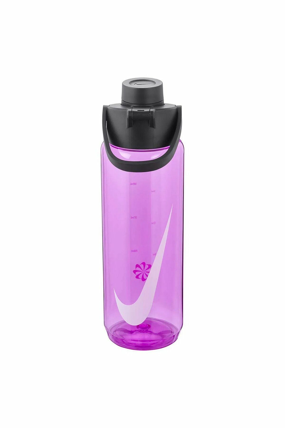Nike Tr Renew Recharge Chug Bottle 24 Oz Fire Pink/Black/White Unisex Sporcu Suluk Pembe/Siyah/Beyaz N.100.7636.644.24