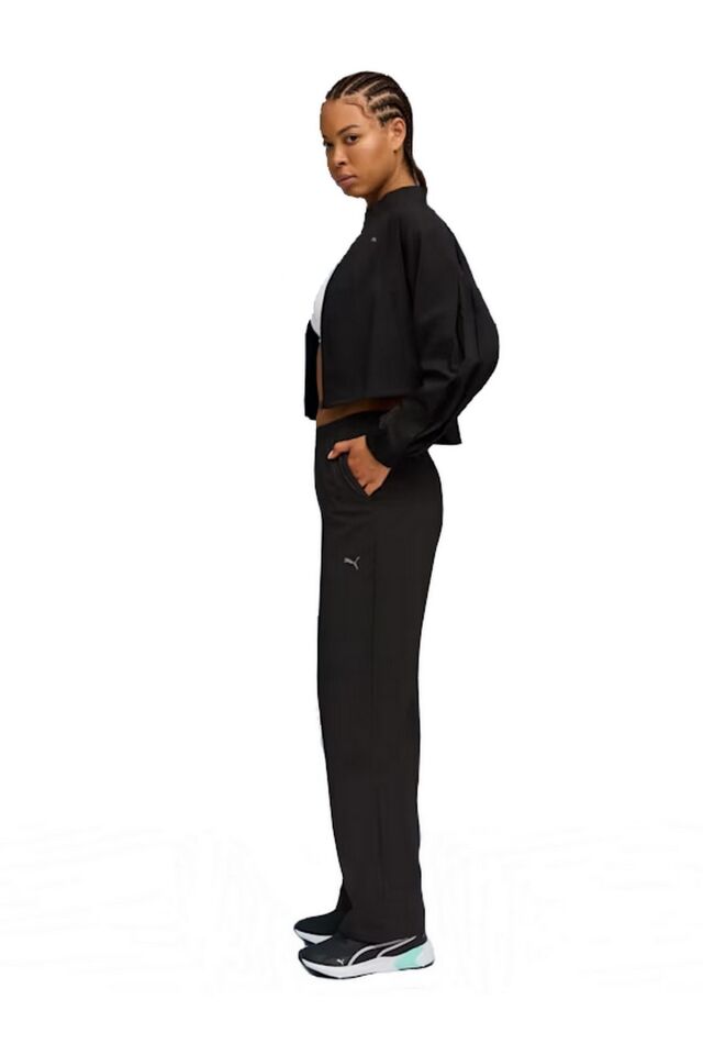 Puma W Fashion Pant HW Bayan Training Alt Eşofman Pantolon Siyah 52750201 M