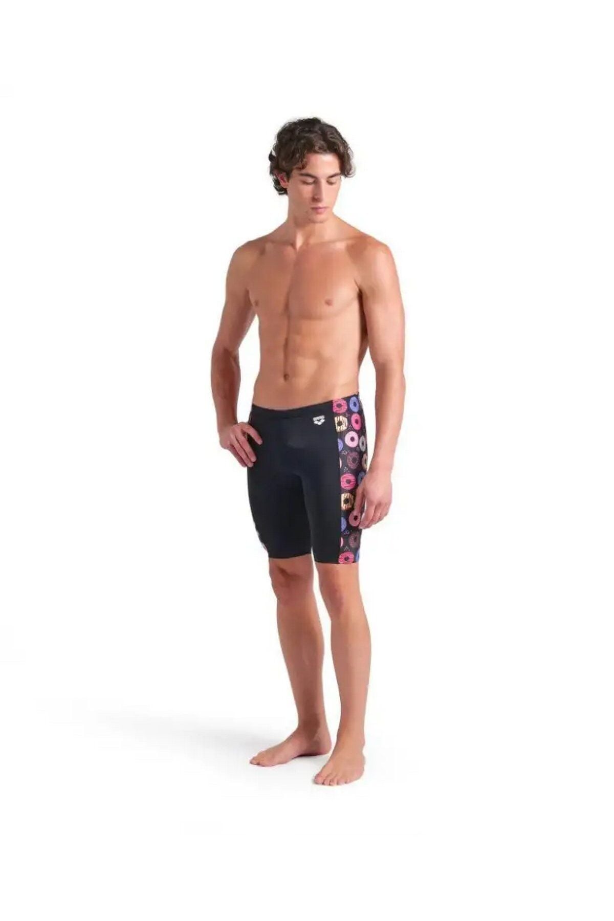 Arena Men's Arena Donuts Swim Jammer Erkek Yüzücü Mayo Siyah/Donut 009475590