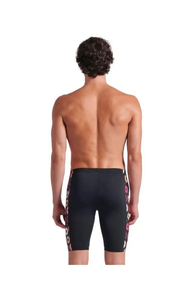 Arena Men's Arena Donuts Swim Jammer Erkek Yüzücü Mayo Siyah/Donut 009475590