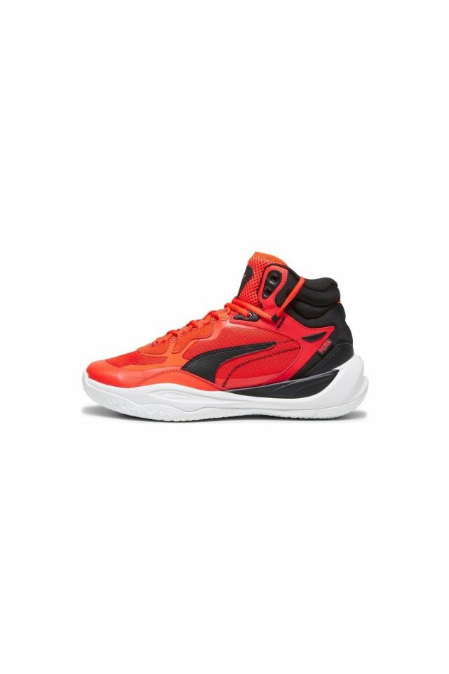Puma Playmaker Pro Mid Red Blast Fiery-Red PUMA-Black Bilekli Erkek Spor Ayakkabı 37790212 43