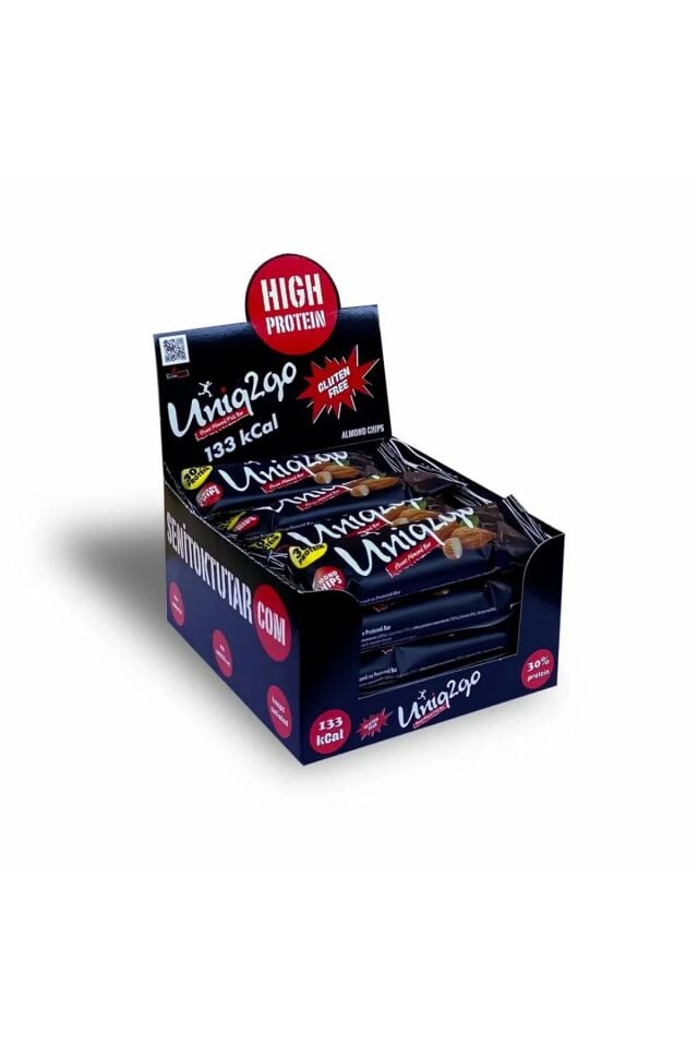 Uniq2Go Power Midi Bademli Protein Bar (38g) x 16