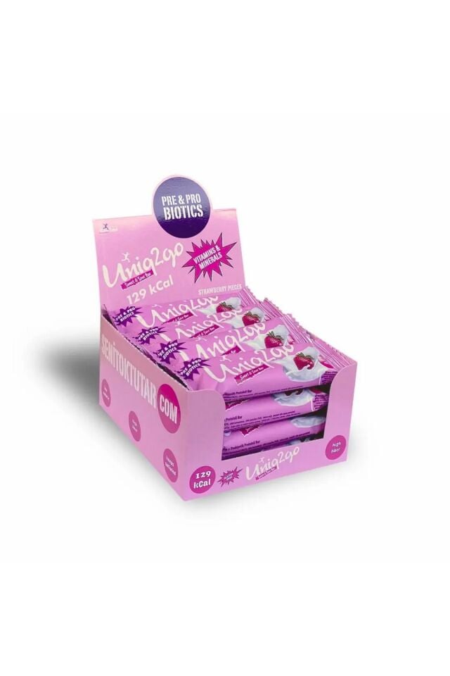Uniq2Go Sweet&Sour Pre+Pro Biotics Bar (38gr) x 16 Adet