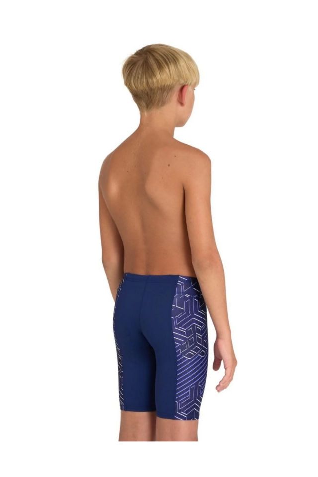 Arena Boy's Kikko Pro Swim Jammer Erkek Çocuk Yüzücü Mayo Laci̇vert 005899770