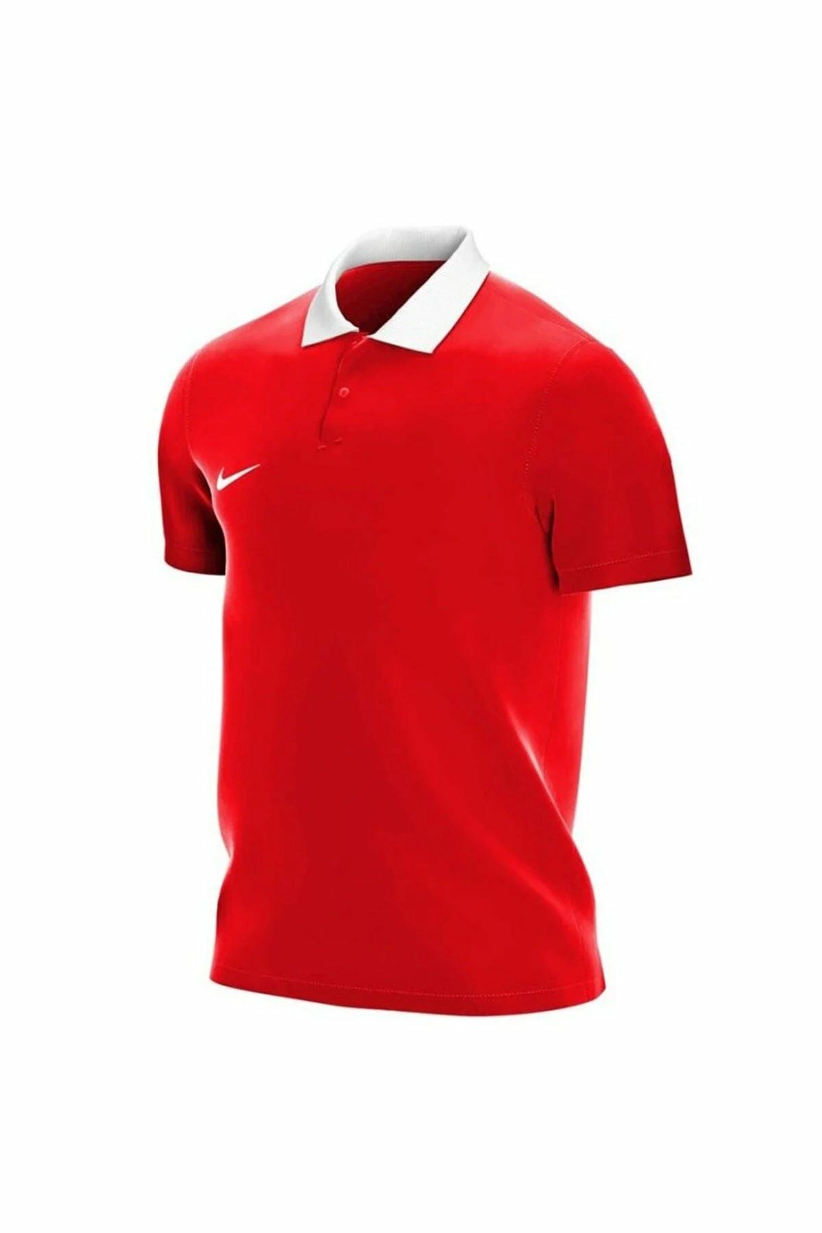 Nike Dri-Fit Park 20 Polo Ss Erkek Futbol Polo Yaka Tişört Kırmızı CW6933-657