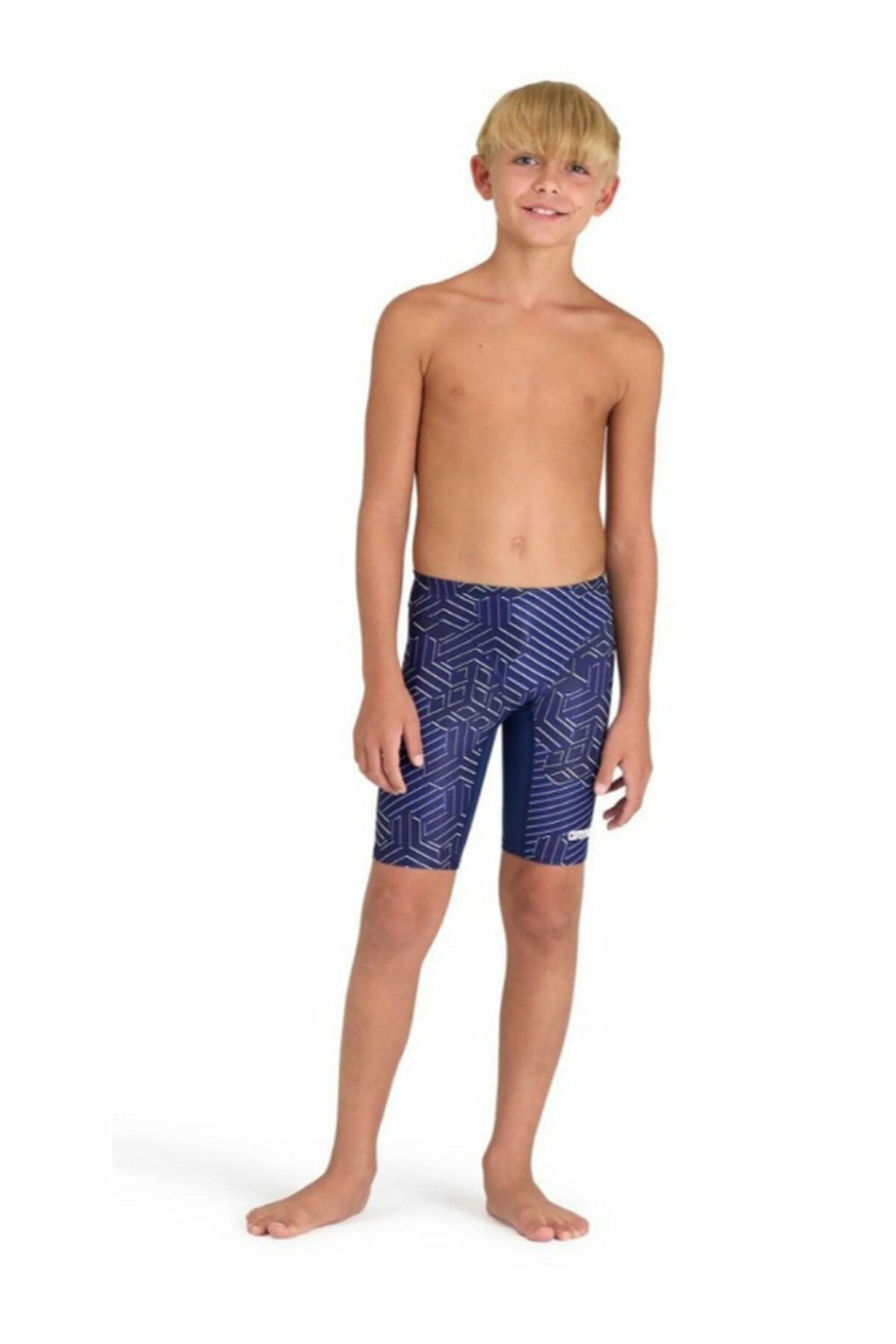 Arena Boy's Kikko Pro Swim Jammer Erkek Çocuk Yüzücü Mayo Laci̇vert 005899770 12-13