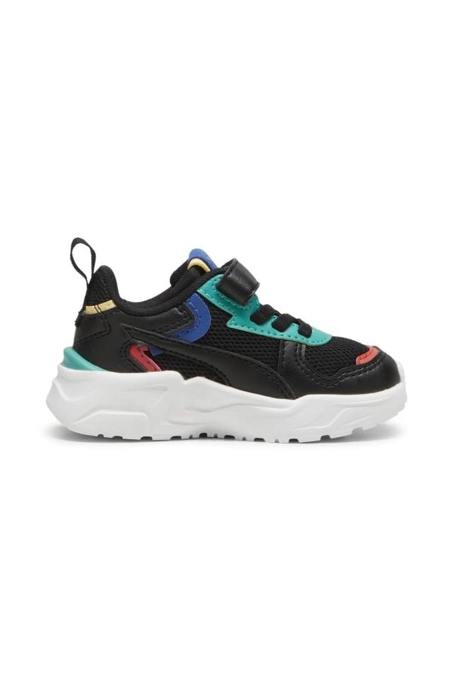 Puma Trinity Lite R, S, B AC+ Inf Black-Green-Cobalt Günlük Çocuk Ayakkabı Siyah 39546502